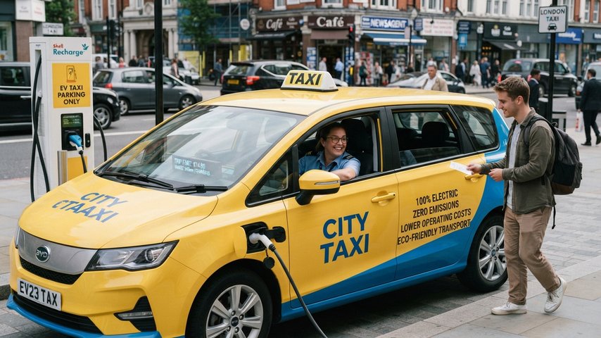 Работа в такси на электромобиле становится всё более выгодной. Электротранспорт позволяет существенно снизить затраты на