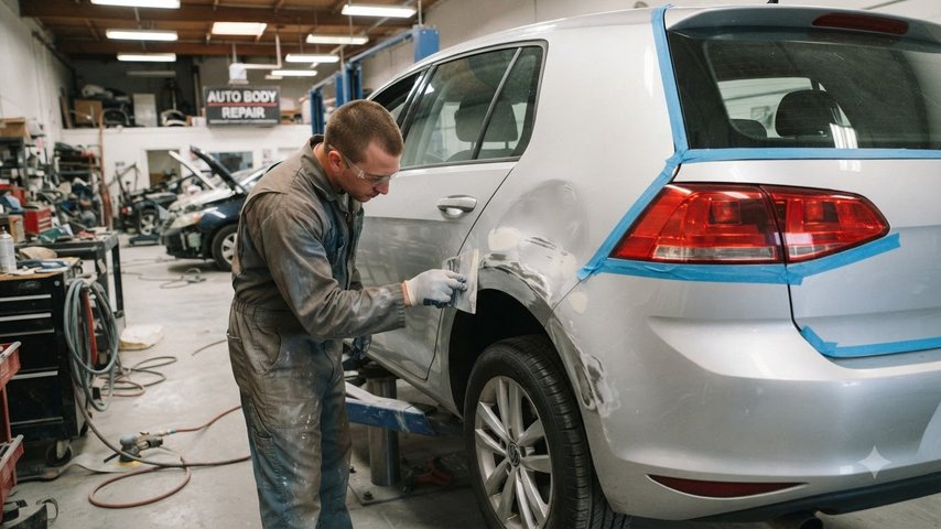Как убрать следы мелкого ДТП с кузова автомобиля без лишних затрат